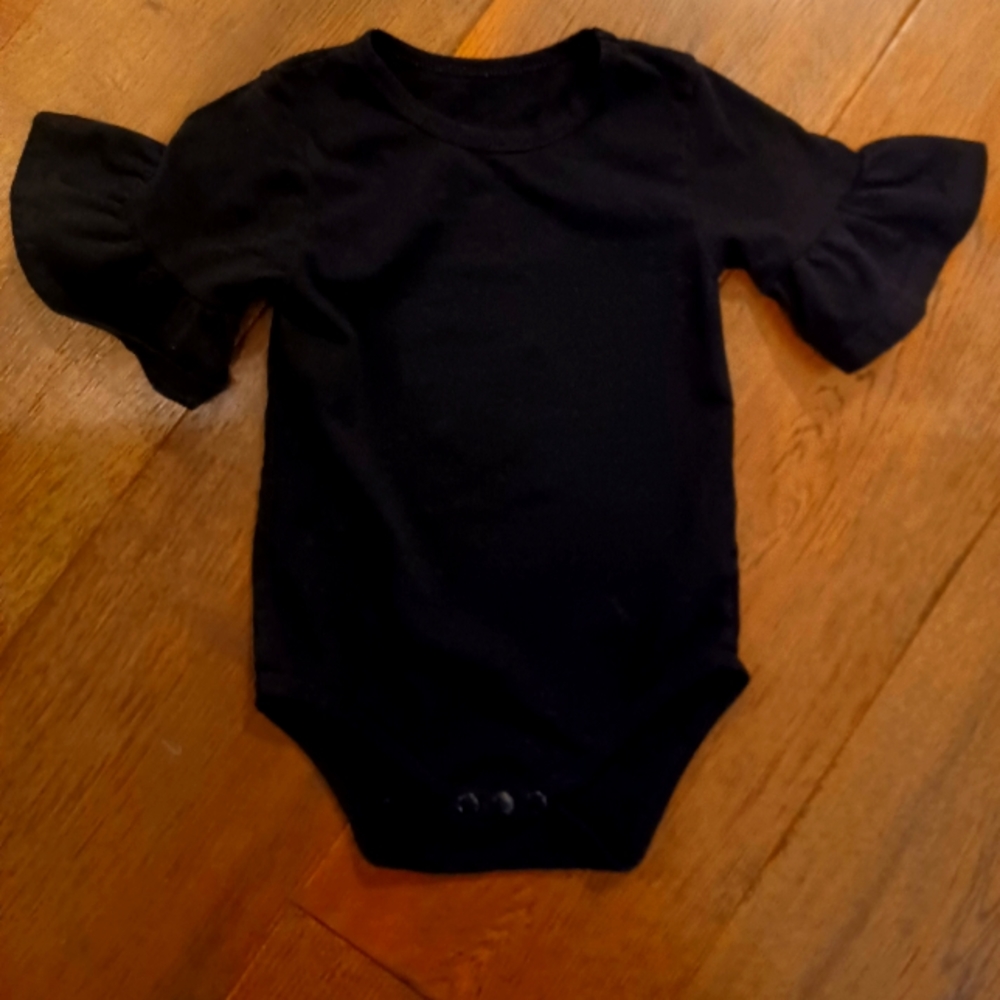 Ruffle Sleeve Layering Onesie